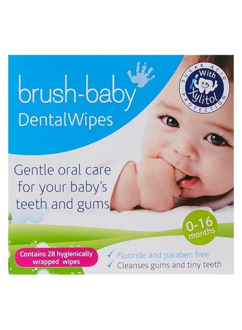Dental Wipes Birth To 16 Months 28 Wipes