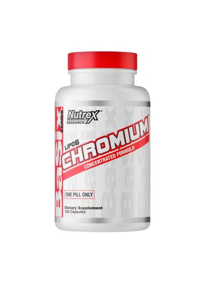 Nutrex Research Lipo6 Chromium 100 Capsules