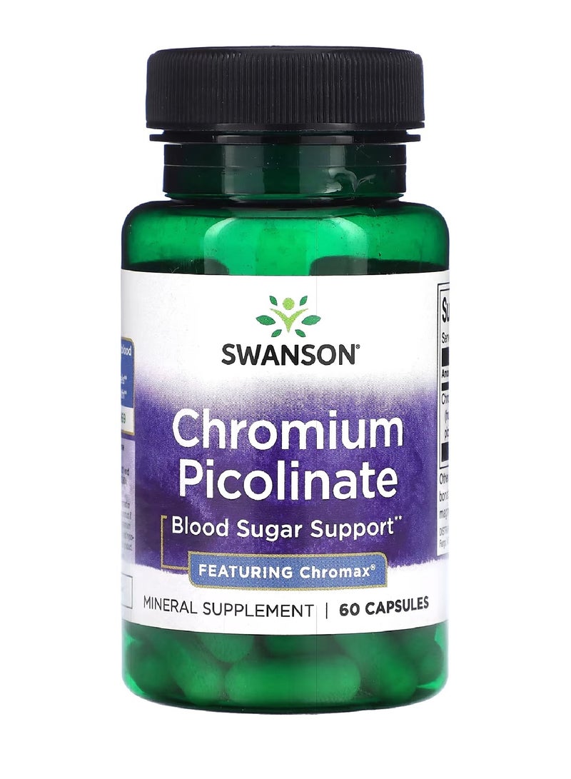 Chromium Picolinate 200mcg 60 Capsules