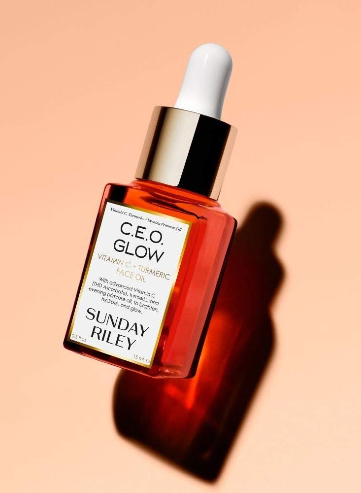 Sunday Riley C.E.O. Glow Vitamin C & Turmeric Face Oil, 0.5 Fl Oz