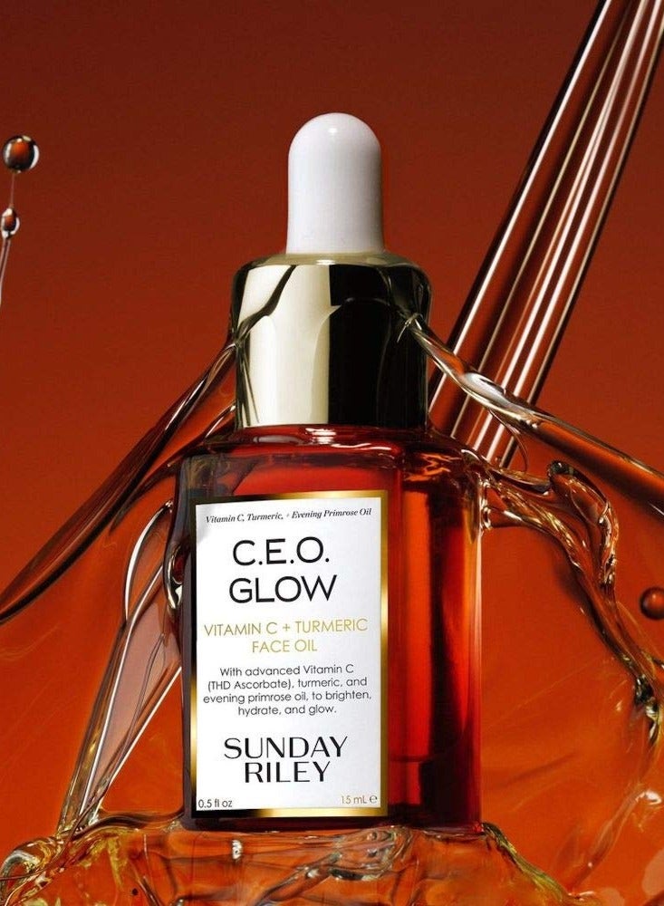 Sunday Riley C.E.O. Glow Vitamin C & Turmeric Face Oil, 0.5 Fl Oz