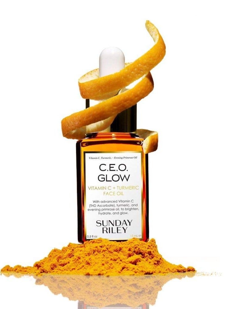 Sunday Riley C.E.O. Glow Vitamin C & Turmeric Face Oil, 0.5 Fl Oz