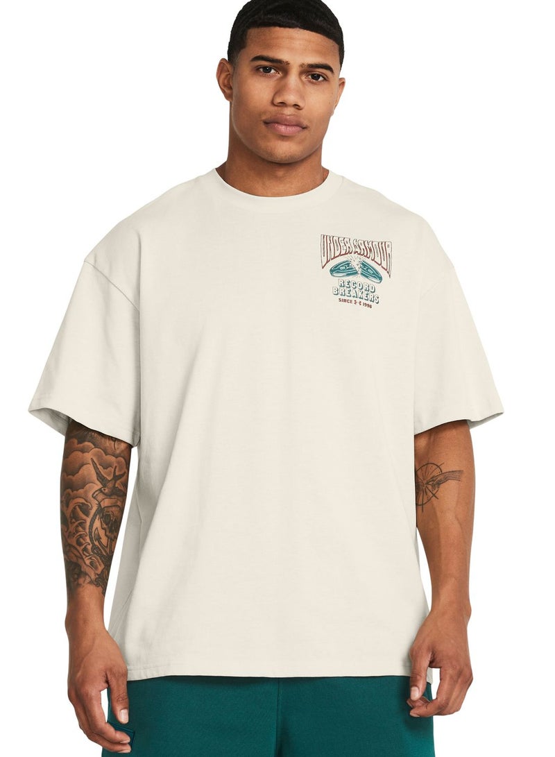 Record Breakers Print Short Sleeve T-Shirt