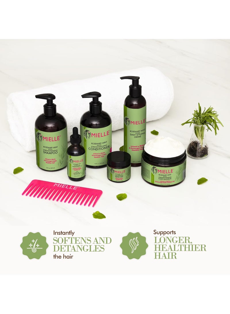 Organics Rosemary Mint Strengthening Trio Set - Shampoo, Conditioner, Hair Mask - Infused With Biotin, Cleanses And Helps Strengthen Weak And Brittle Hair 1050ml