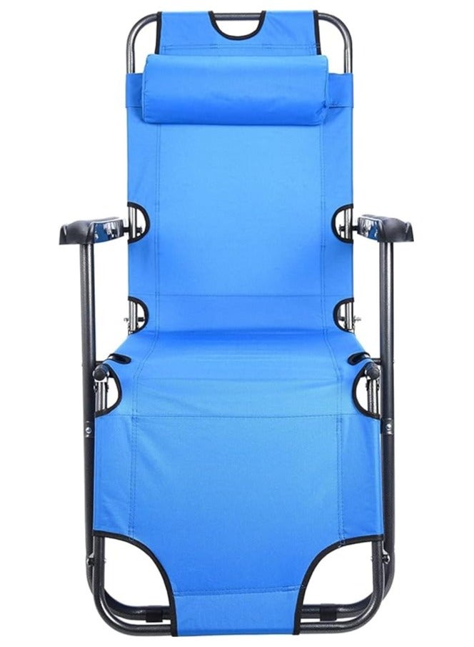 Portable Recliner Reclining And Folding Garden Sun Lounger Zero Gravity Chair Outdoor Camping Beach Pool Lightweight Armchair