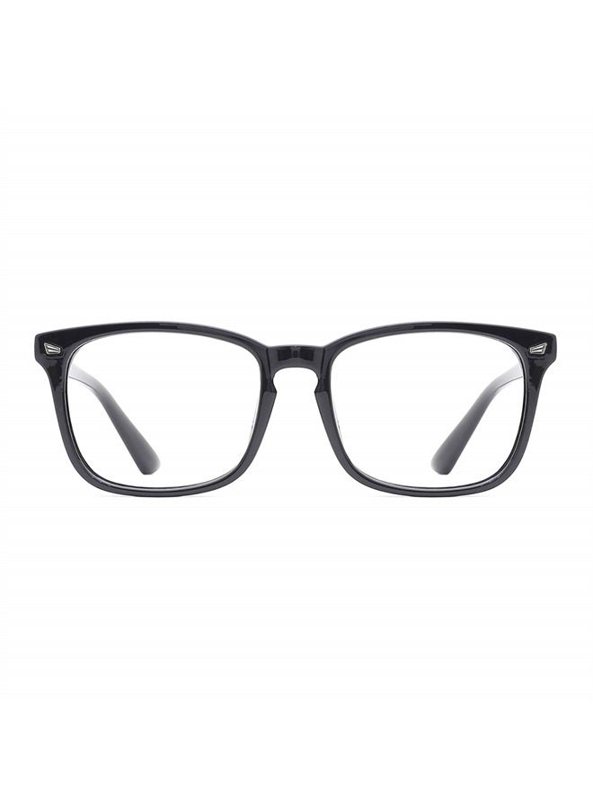 Blue Light Blocking Glasses for Women Men Clear Frame Square Nerd Eyeglasses Anti Blue Ray Computer Screen Glasses