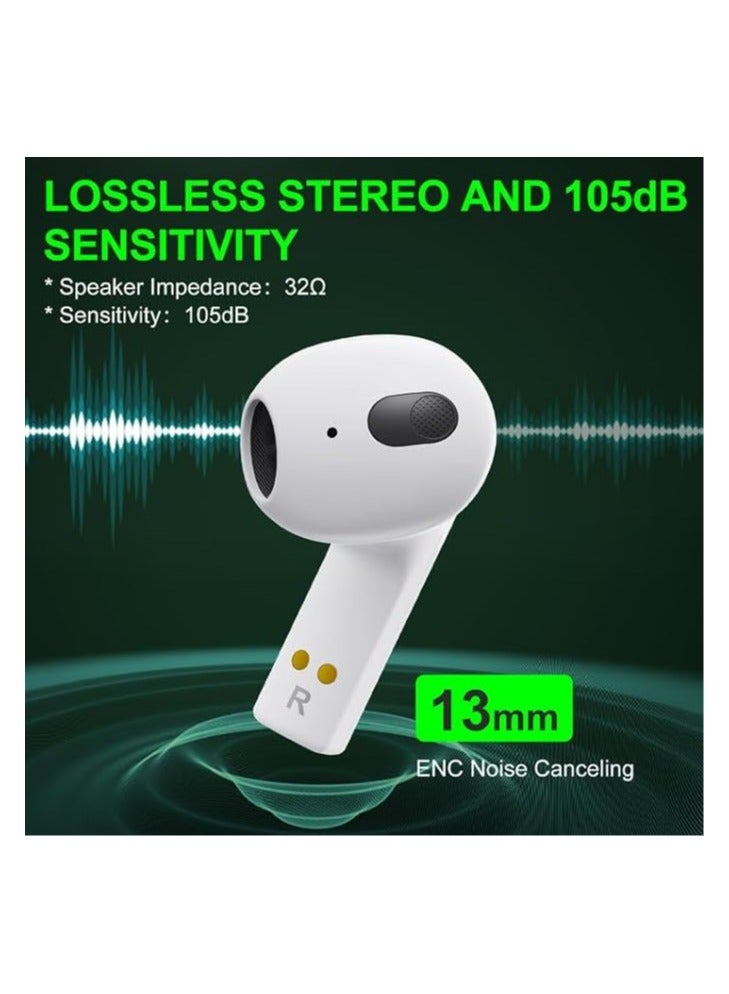 T11 Wireless Bluetooth Earbuds, Gaming Earphone, Low Latency Mode, Slide Cover with 