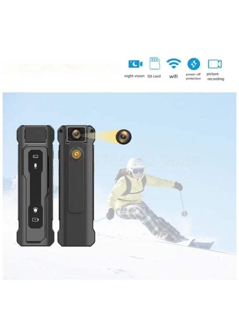 HD 1080P Mini Camera Back Clip Sports Body Cam Infrared Night Vision Outdoor DV Video Recorder Motion Detection Action Camcorder