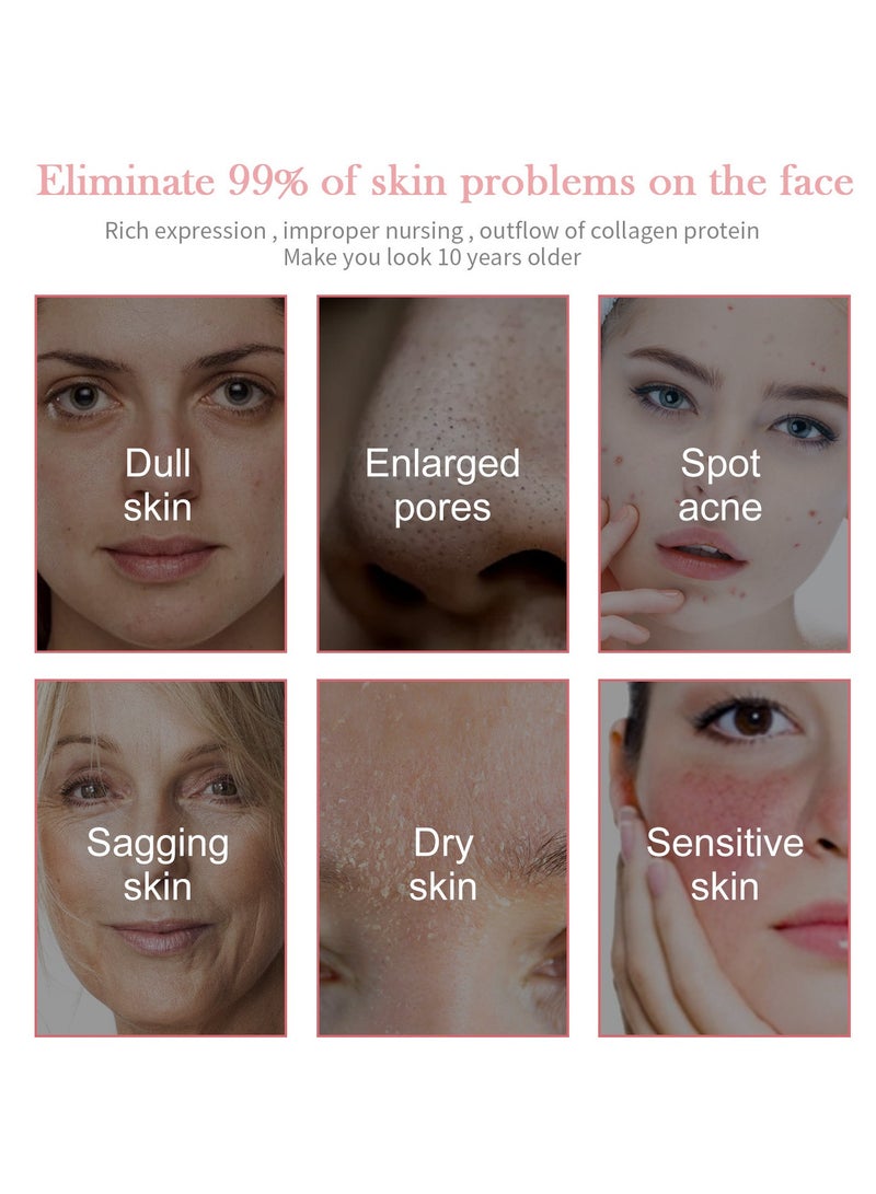 Jaysuing 5-in-1 Deep Cleansing, Firming, Skin Lightening, Stains and Fine Lines Hydrating Facial Moisturizing Set