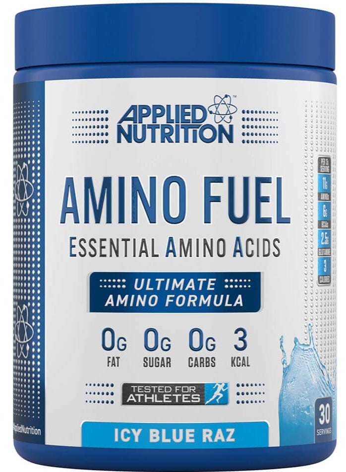 Applied Nutrition BCAA Essentials Amino Acids 390g Icy Blue Razz Flavor 30 Serving