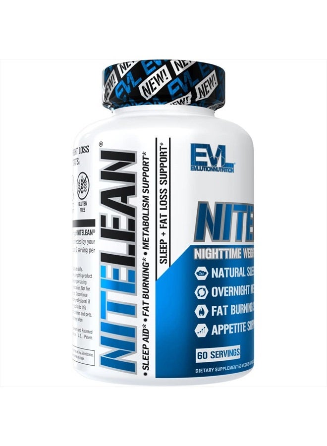 Nutrition Night Time Fat Burner Support - Overnight Sleep and Weight Loss Support Pills with Thermogenic Green Tea and White Kidney Bean Extract - Diet Pills That Support Stubborn Fat Loss