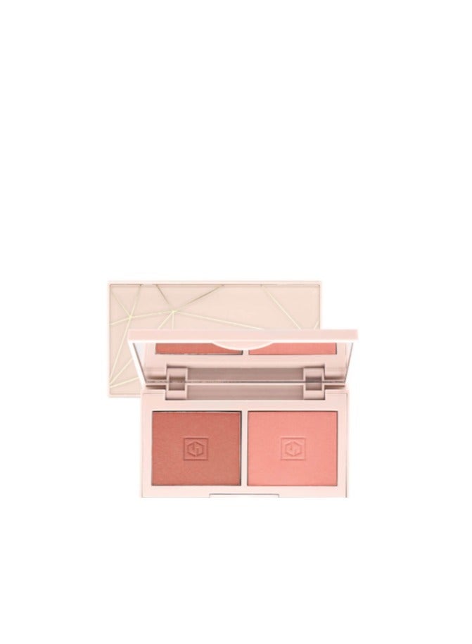 JOUER COSMETICS BLUSH BOUQUET ROSE GOLD DUAL BLUSH PALETTE MINI