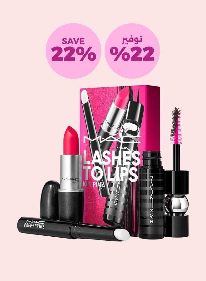 Lashes to Lips Kit: Pink, Savings 22%