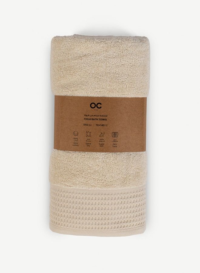 Fiola Bath Towel Ivory -70x140cm