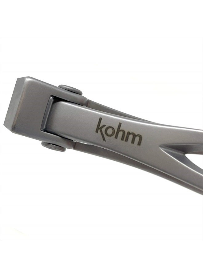 Nail Clippers for Thick Nails - Heavy Duty, Wide Mouth Professional Fingernail and Toenail Clippers for Men, Women & Seniors, Silver