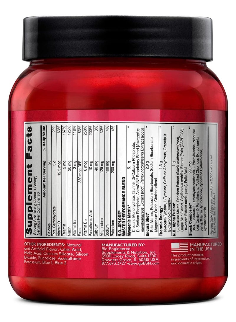 BSN No Xplode Legendary Pre-workout 555g Watermelon Flavor 30 Serving