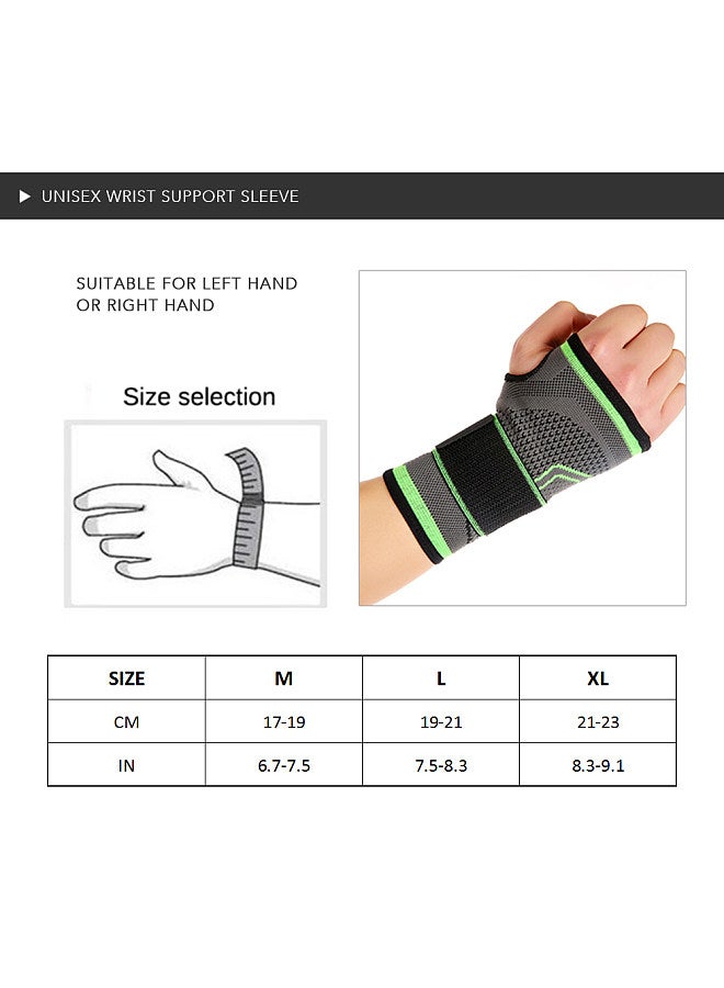 Wrist Support Sleeve Half-Finger Wrist Band Wrist Palm Support Brace Wrist Sleeve for Men Women