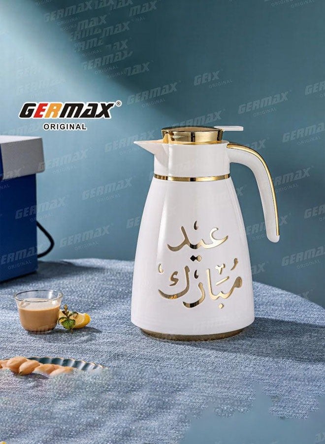 1-Piece EID MUBARAK Vacuum Insulated Bottle/Flask/Thermos For Tea And Coffee 1.0 Liters