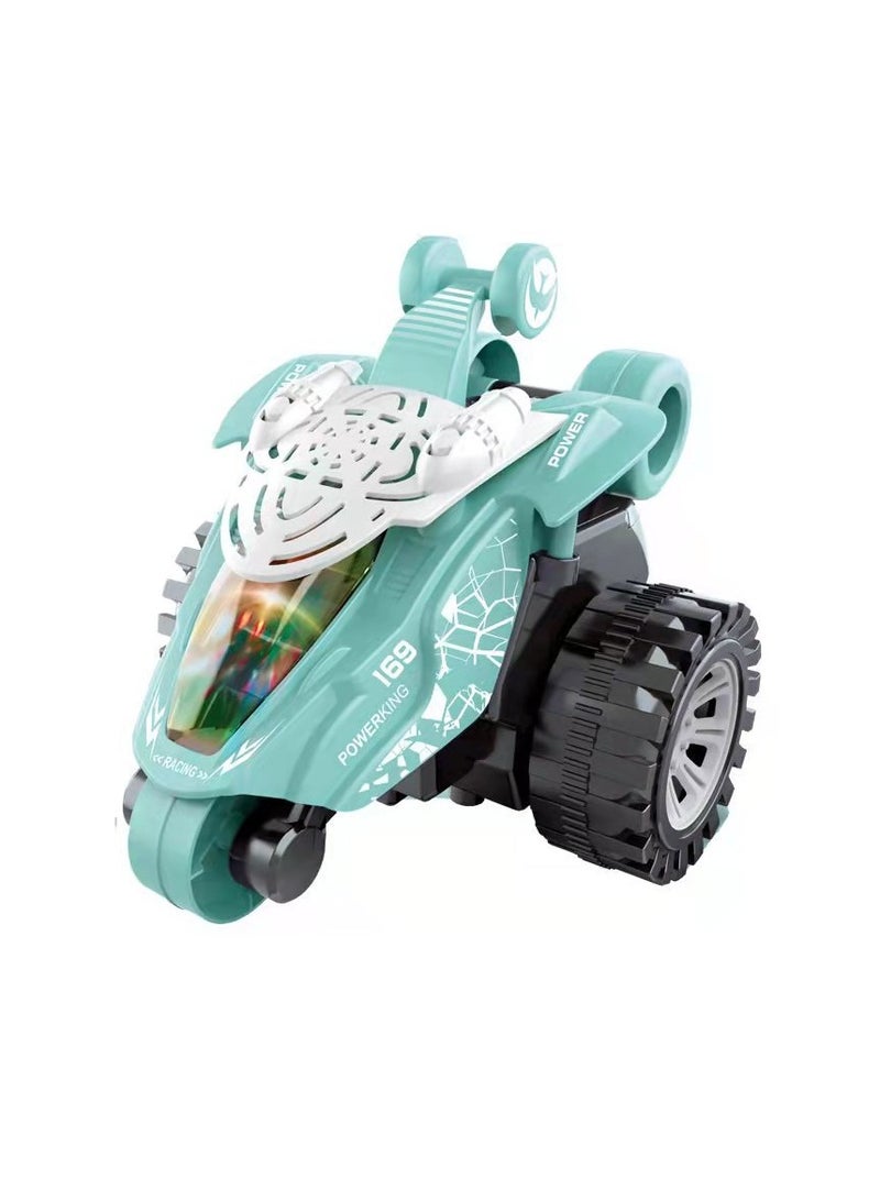 360°Rolling Twister Rechargeable Remote Control Car with Colorful Lights and Music Switch,Remote Control Cars Stunt Car for Kids Toys