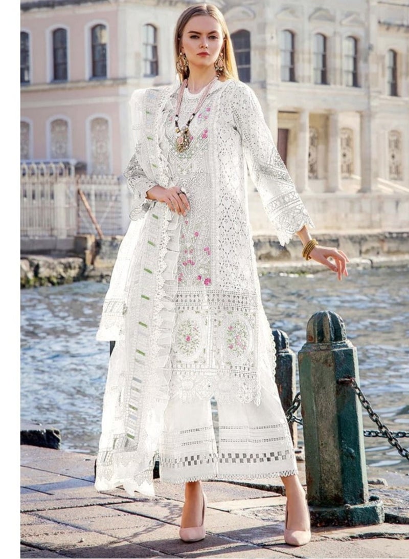 Women Festival Wear Designer Work Semi Stitched Pakistani Dress
