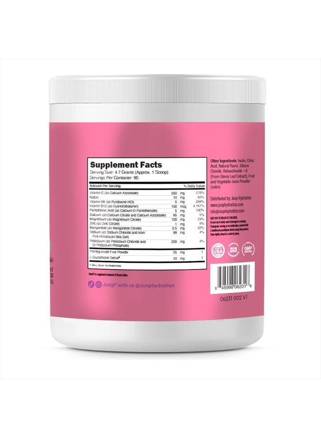 Hydration Electrolyte Powder, Electrolytes Drink Mix, Hydration Mix, Sugar Free, Gluten Free, 0 Calories, 0 Carbs, Keto Friendly, NON - GMO, Kosher, 90 Servings. (Grape)