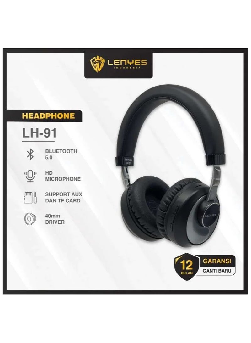 LENYES Bluetooth Headphone LH91