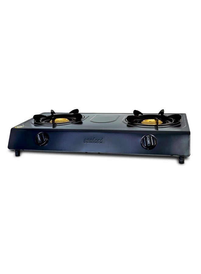 Stainless Steel Gas Stove 2 Burner SF5356GC Black