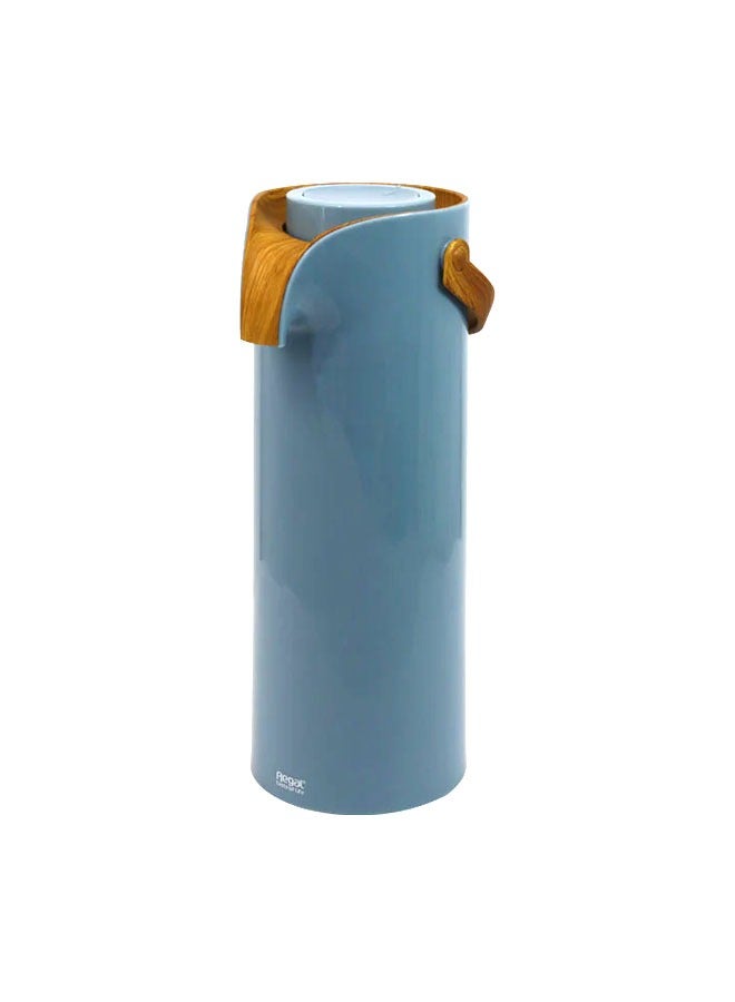 Regal Airpot Vacuum Flask Thermos With Asbestos-Free Glass Refile And Food Grade Material 1.9L Blue 01