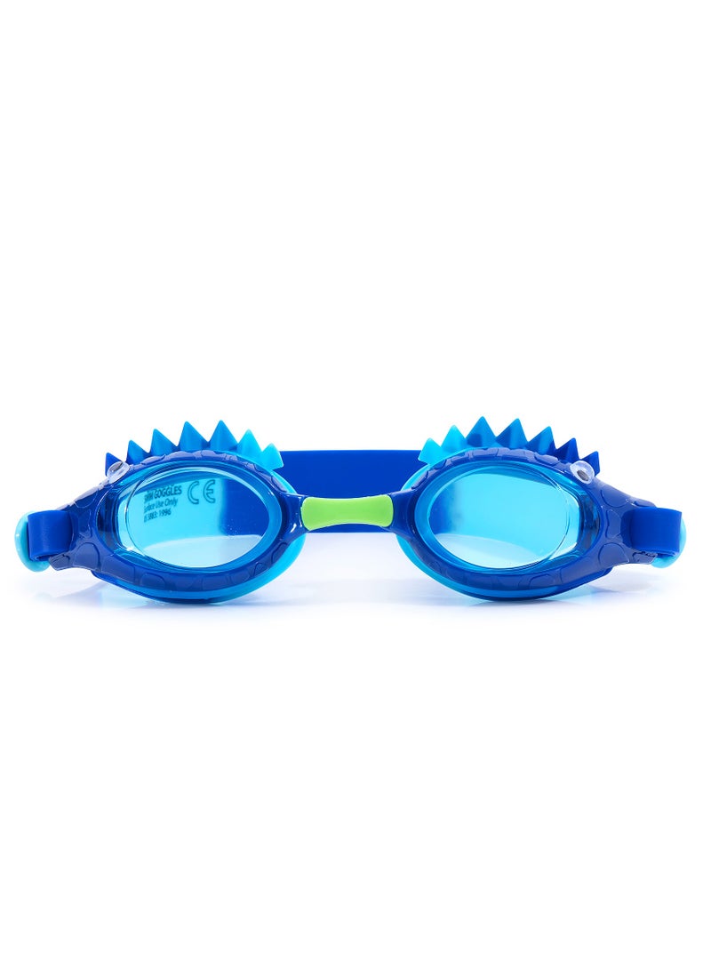 Blue Martian Strange Things Swim Goggles for Kids - Ages 3+ - Anti Fog, No Leak, Non Slip, UV Protection - Hard Travel Case - Lead and Latex Free