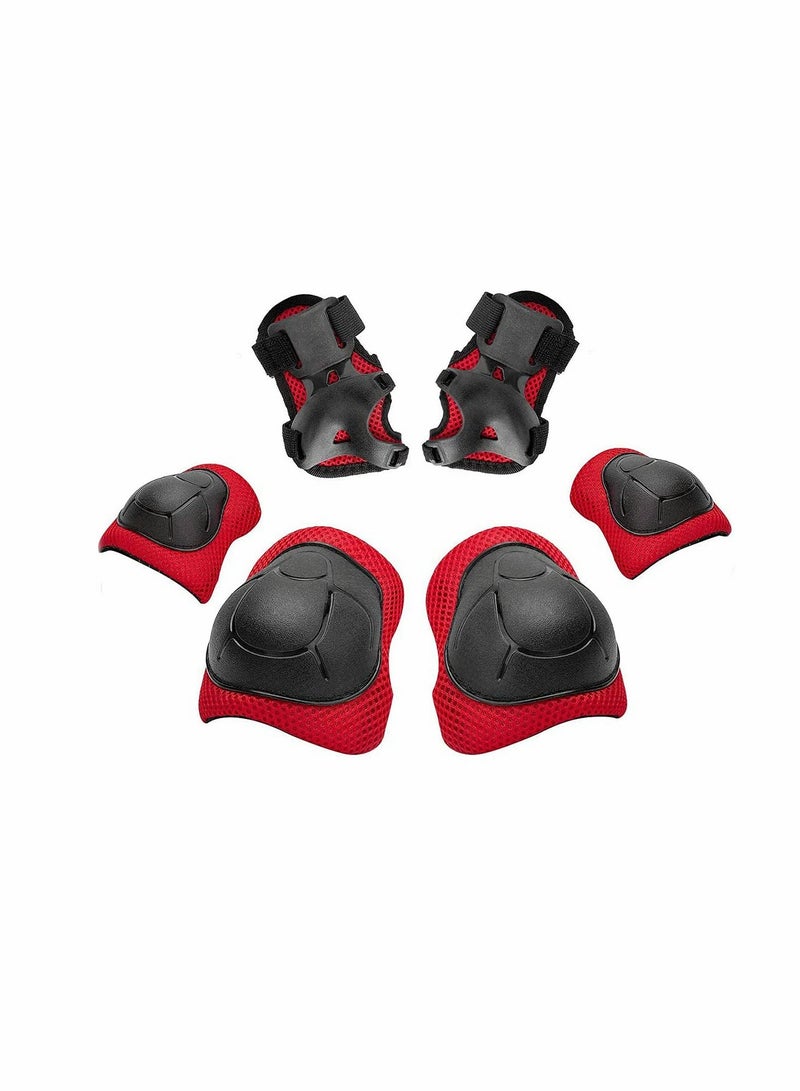 Knee, Elbow Pads Protective Gear Set for Skateboard, Biking, Riding, and Multi Sports