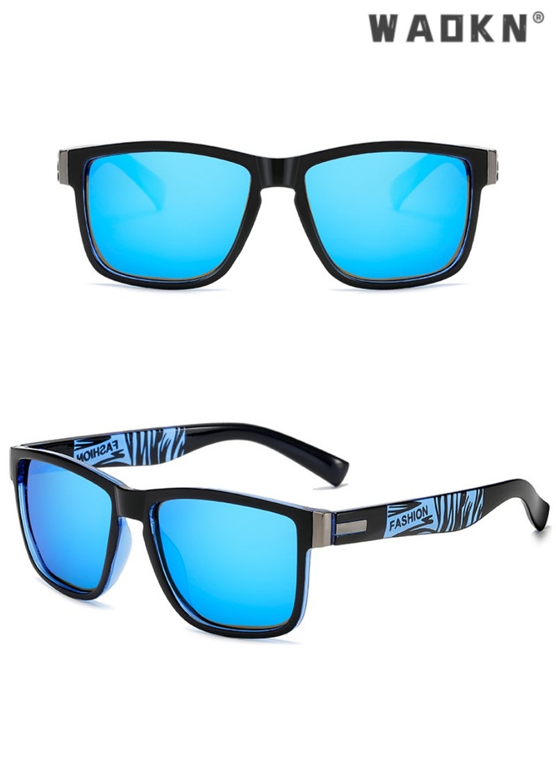 Sports Polarized Sunglasses for Men Women Cycling Driving Fishing 100% UV Protection,Sports Trendy Sunglasses,for Men Womens Sunglasses Polarized UV Protection Non-Slip, for Driving Cycling Running