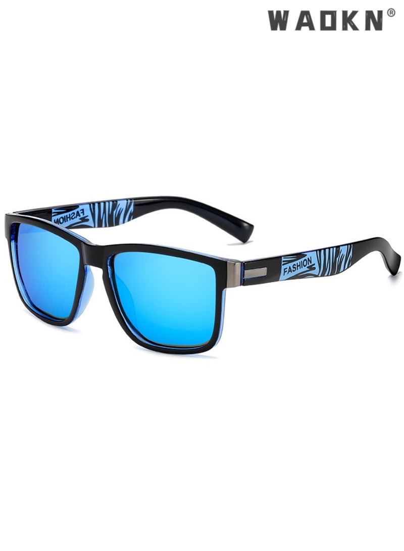 Sports Polarized Sunglasses for Men Women Cycling Driving Fishing 100% UV Protection,Sports Trendy Sunglasses,for Men Womens Sunglasses Polarized UV Protection Non-Slip, for Driving Cycling Running