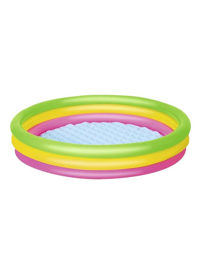 Triple Ring Inflatable Pool 152x130centimeter