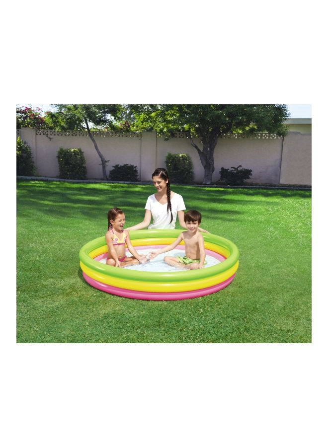 Triple Ring Inflatable Pool 60x12inch