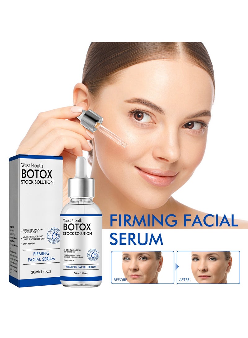 West&Month Firming Facial Essence, hydrating, moisturizing, brightening, rejuvenating, reducing fine lines and folds 30ml