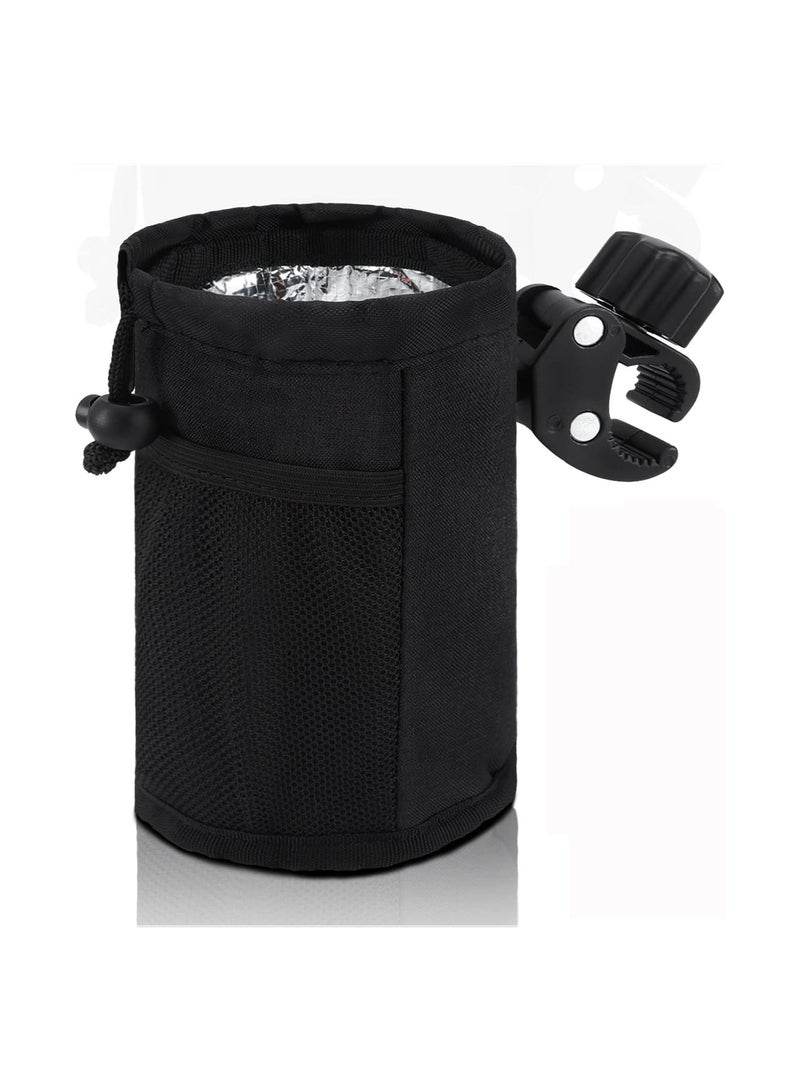 Universal Insulated Cooler Cup Holder With Adjustable Drawstring, 1 Piece