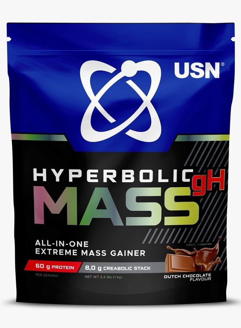 USN Hyperbolic Mass GH 2kg Dutch Chocolate