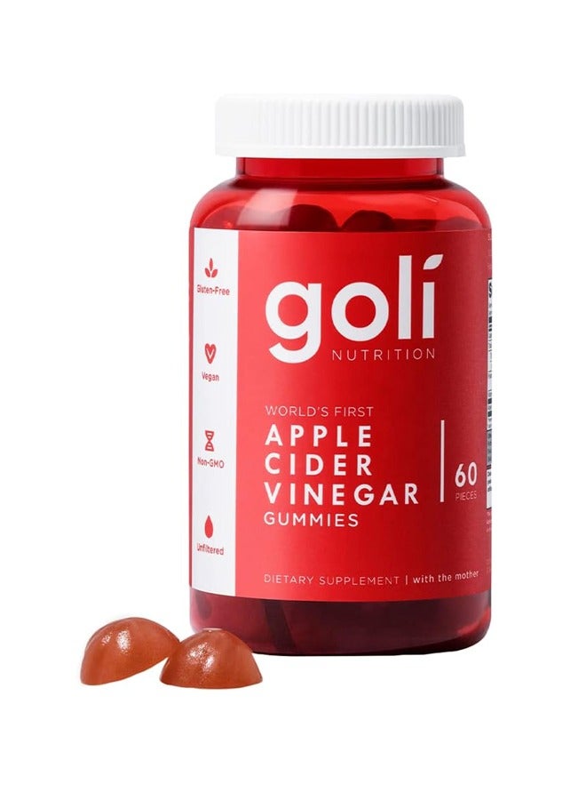 Nutrition Apple Cider Vinegar Gummies: Delicious and Nutritious Dietary Supplement - 60 Gummies