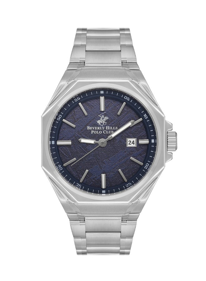 Men's Analog Round Shape Metal Wrist Watch BP3544X.390 - 43 Mm