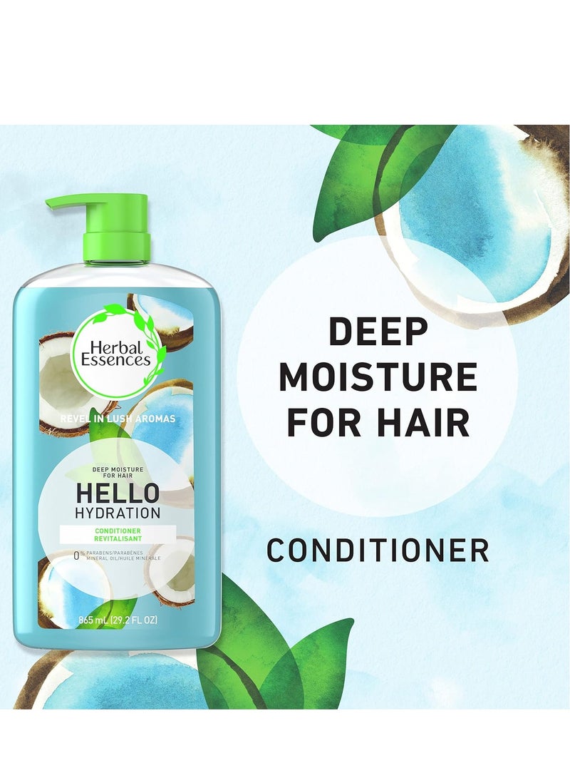 Herbal Essences Hello Hydration Conditioner Deep Moisture for Hair, 29.2 fl oz