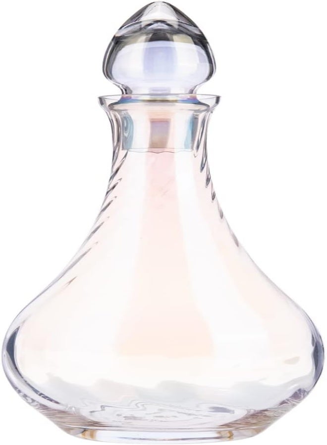 Akdc Byart Glass Bottle Lilac L(13Cm) Xw(13Cm) Xh(32Cm) White