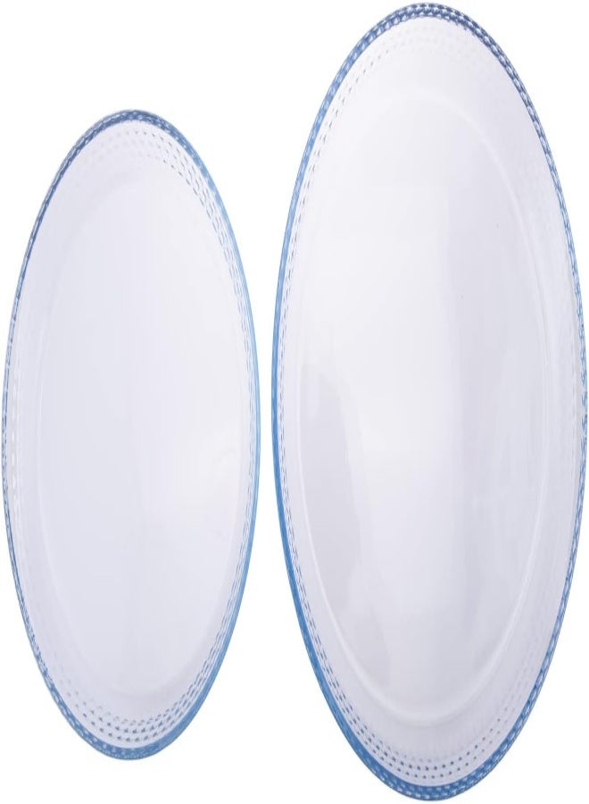 Akdc Set Of 2 Square Dishes