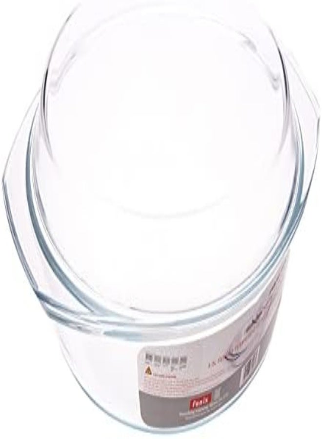 Akdc Round Glass Caserole 4Ltr For Everyday Use