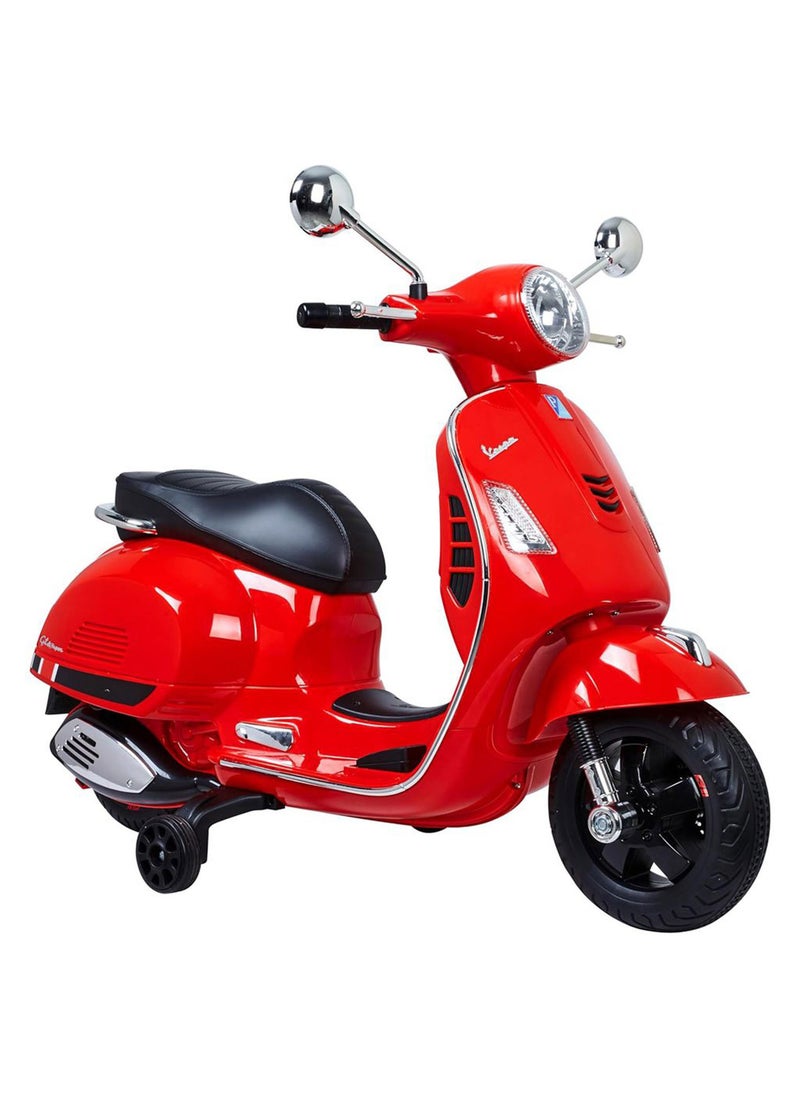 Lovely Baby Power Riding Motorcycle for Kids LB 946L - Motorbike with Side Support Wheels - Lights & Music - Electric Bike - Sit and Ride Scooty Age 3-6 yrs - Red