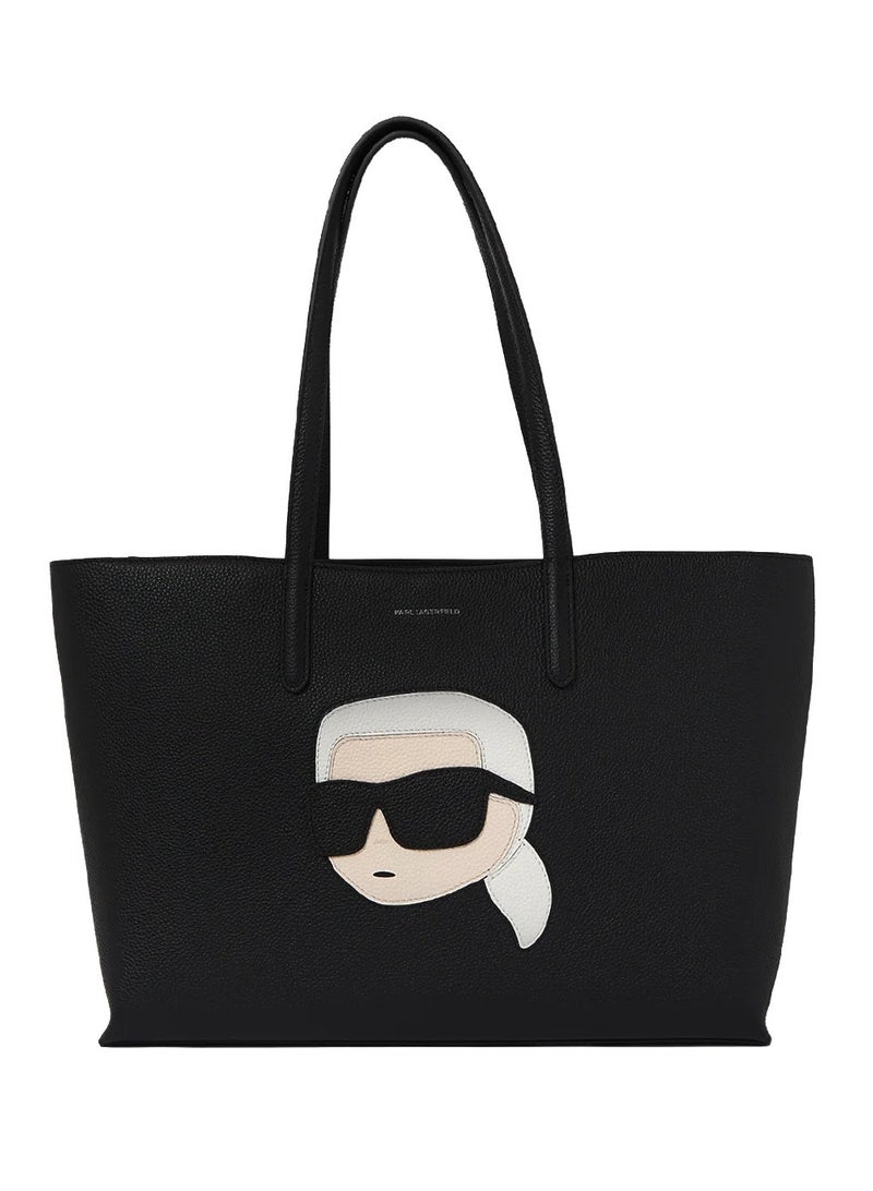 Karl Lagerfeld Grainy Leather Tote Bag