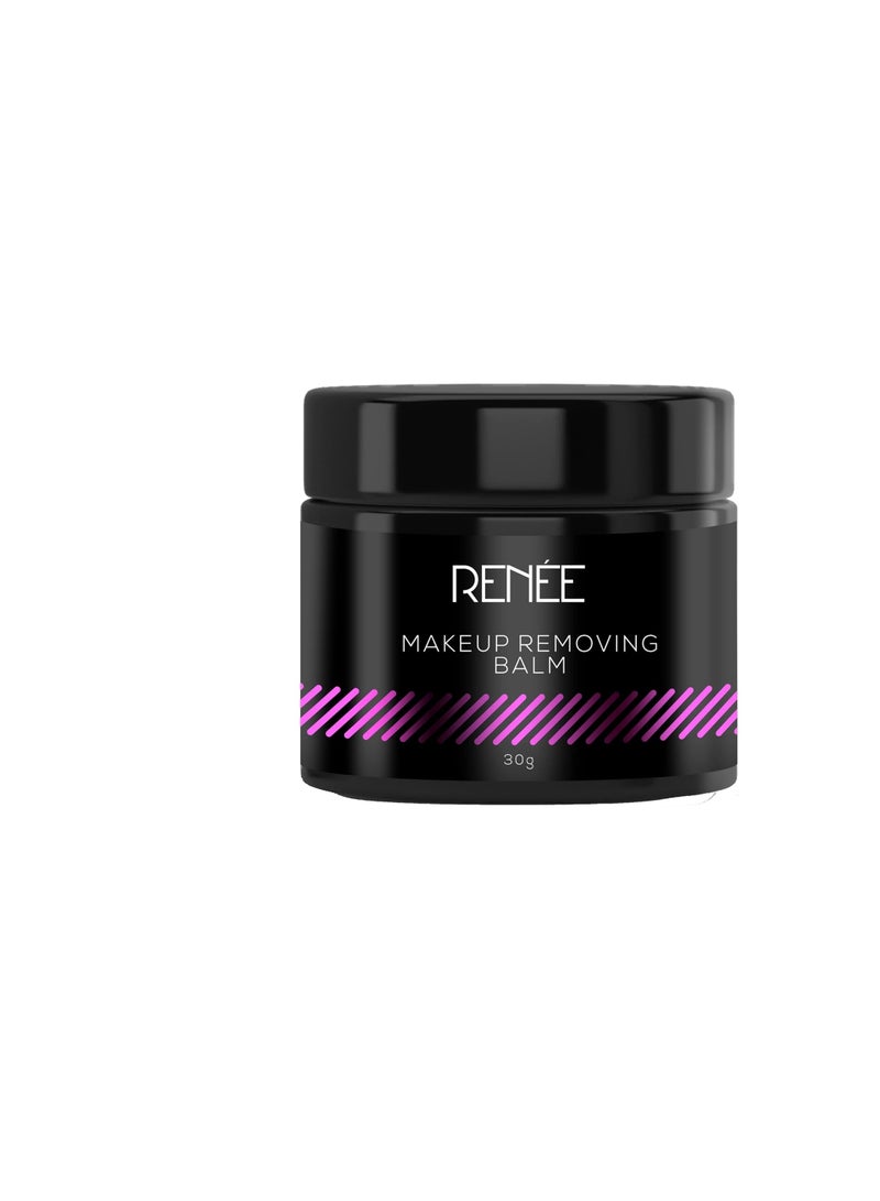RENEE Gentle Makeup Remover Balm 30g  Nourishing Balm to Oil Formula with Argan and Orange Peel Oil   Effortlessly Remove Stubborn Makeup Leaving Skin Hydrated and Rejuvenated