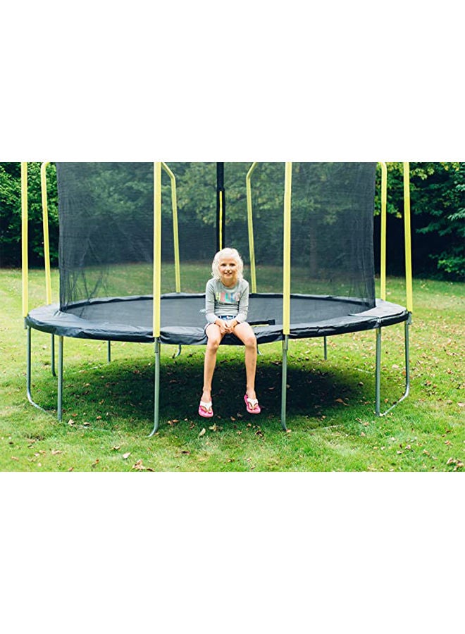 Fun V2 Classic Wave Springsafe Enclosed Trampoline 305x250x305cm