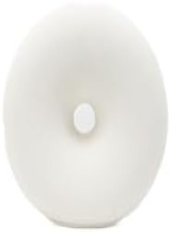 Round Ceramic Flower Vase 12X15X10 White
