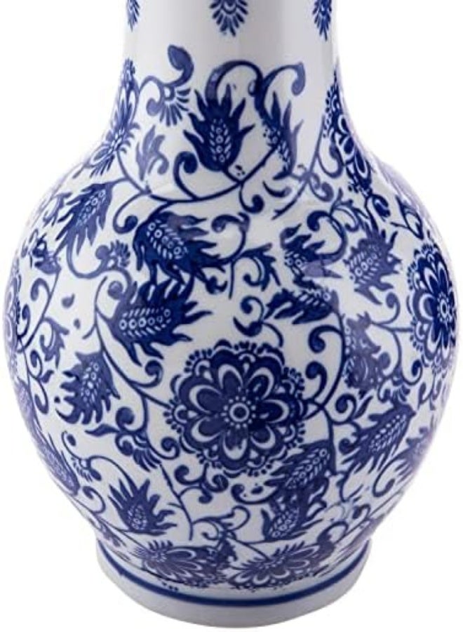 Akdc Ceramic Flower Vase L(13Cm) Xw(13Cm) Xh(22Cm) Multicolour