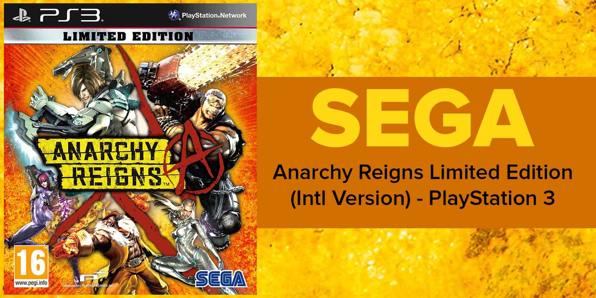 Anarchy Reigns Limited Edition(Intl Version) - Action & Shooter - PlayStation 3 (PS3)